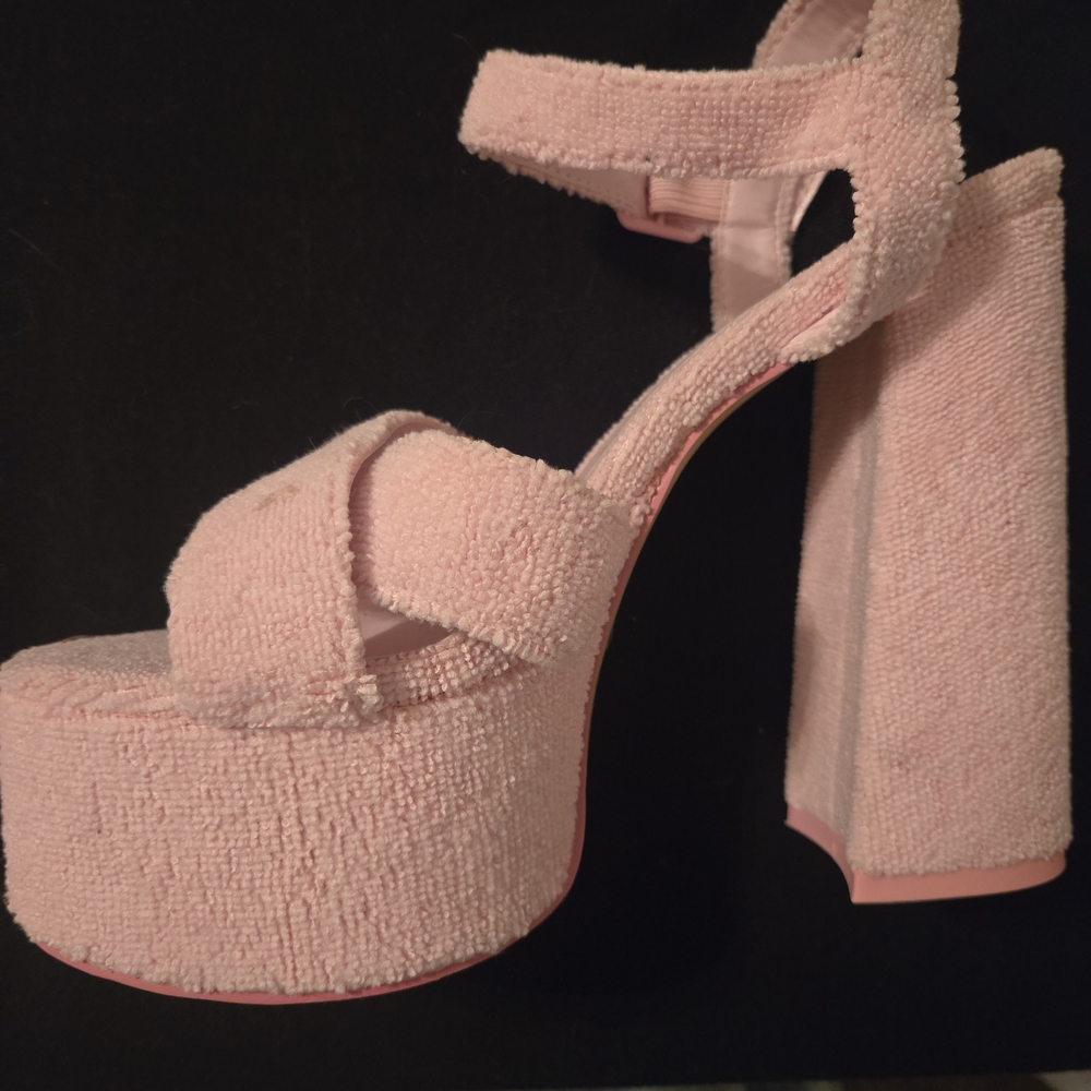 Elegant Pink Platform Heels